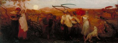 The Harvest Moon by George Hemming Mason